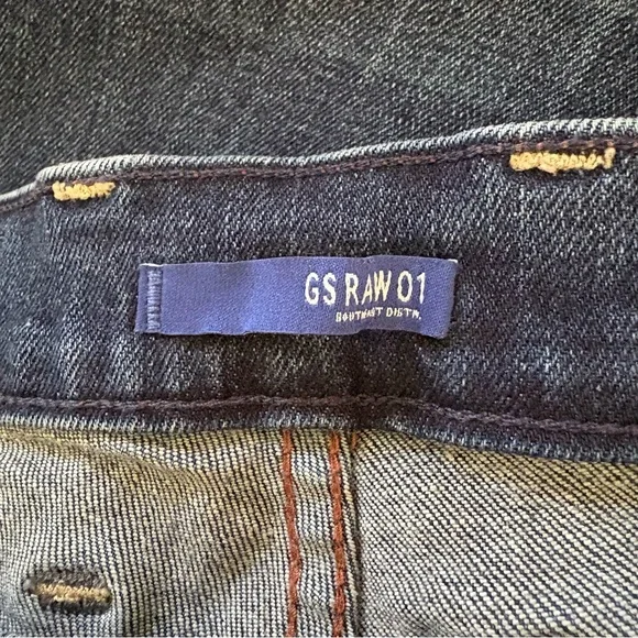 G-Star Defend Super Slim Jeans Button Fly Size 30x34